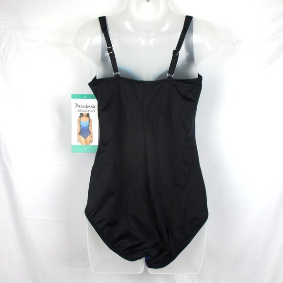 MIRADONNA by Miraclesuit Womens Swim Suit One Piece Size 10 Slimming NWT - Picture 3 of 8
